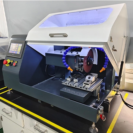 ZQ-50DWE智能自动精密切割机 - 立地高速，彩色触摸屏控制，微小件精密切割